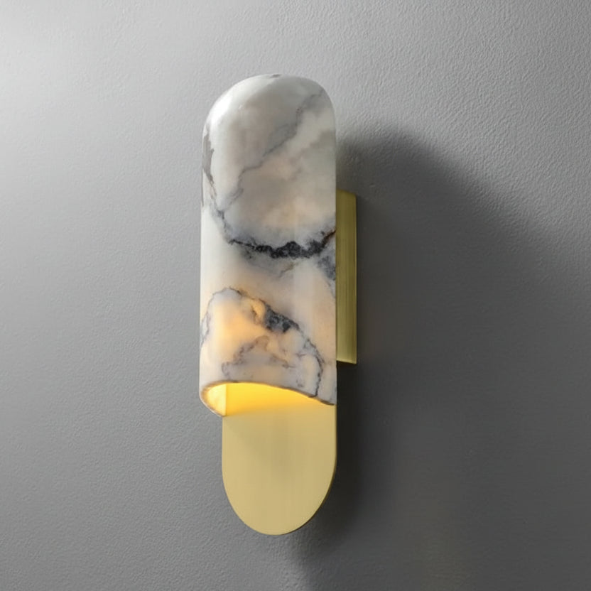 Favo Cylindrical Capsule Wall Light Gold | Celestre
