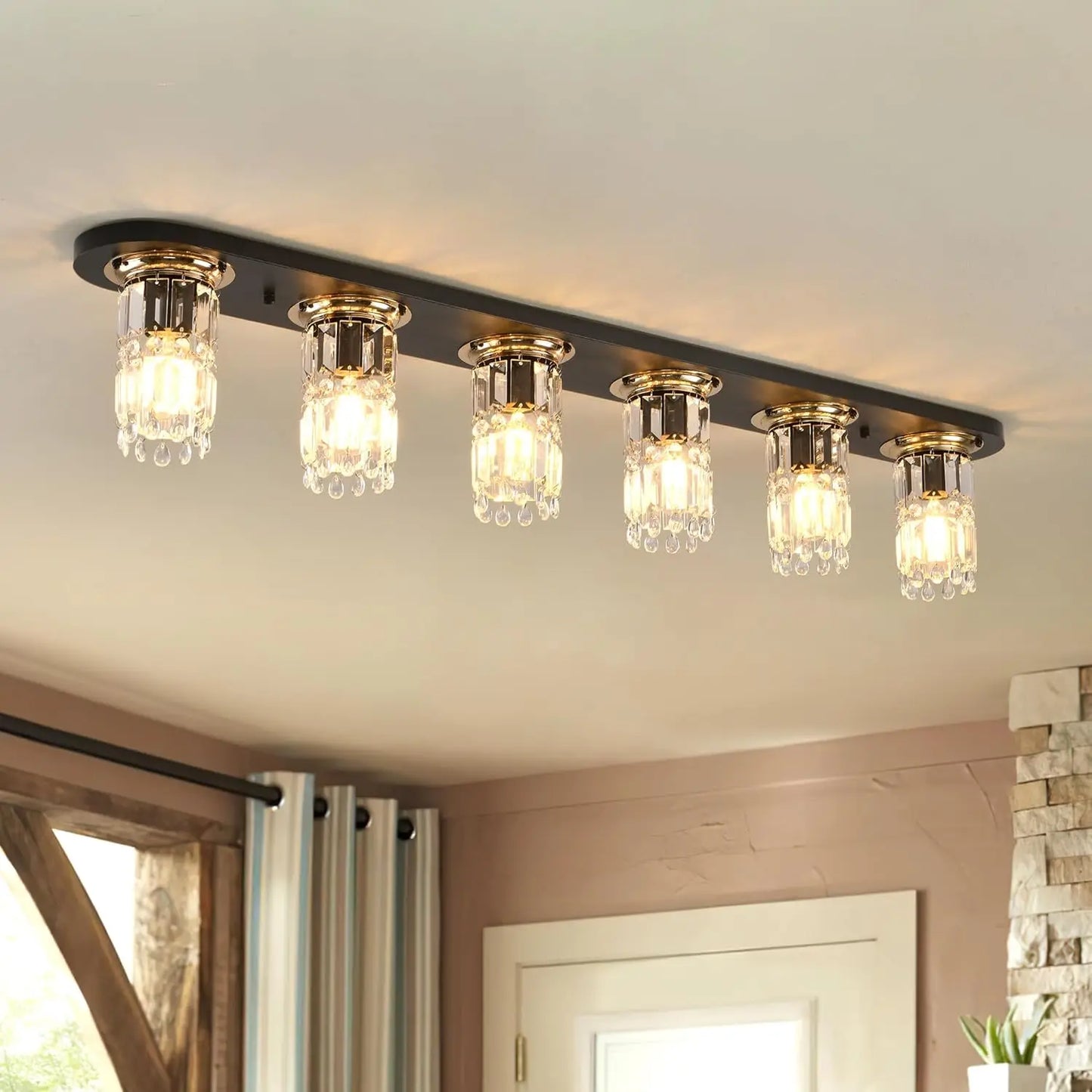 Zifa Linear Tassel Ceiling Light Default | Celestre