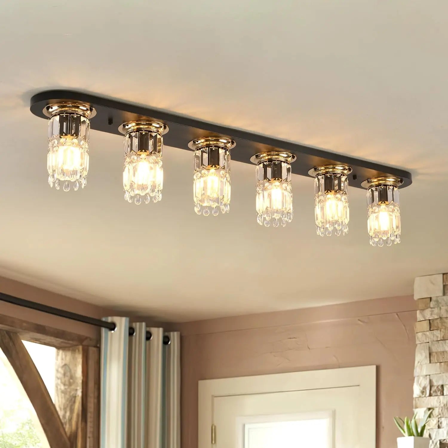 Zifa Linear Tassel Ceiling Light Default | Celestre