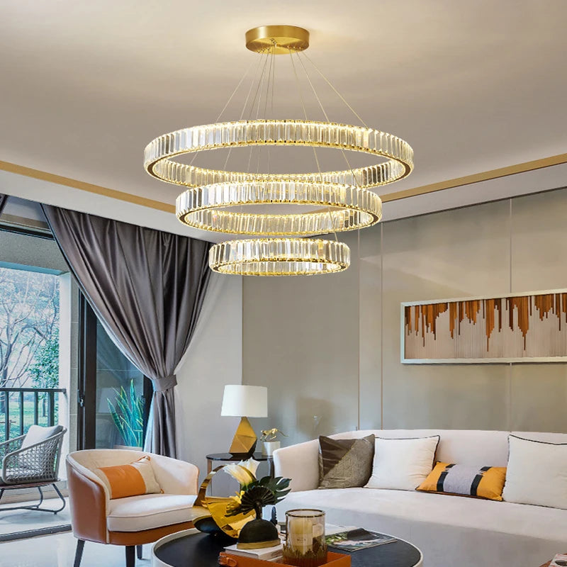 Glora Crystal LED Chandelier | Celestre
