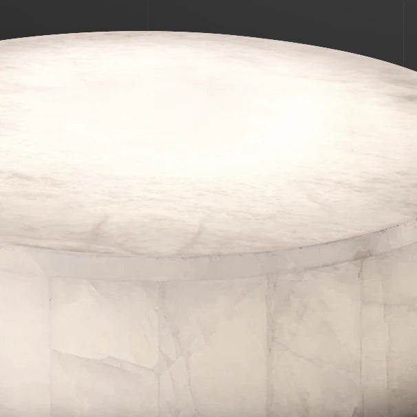 Bava Alabaster Drum Ceiling Light | Celestre