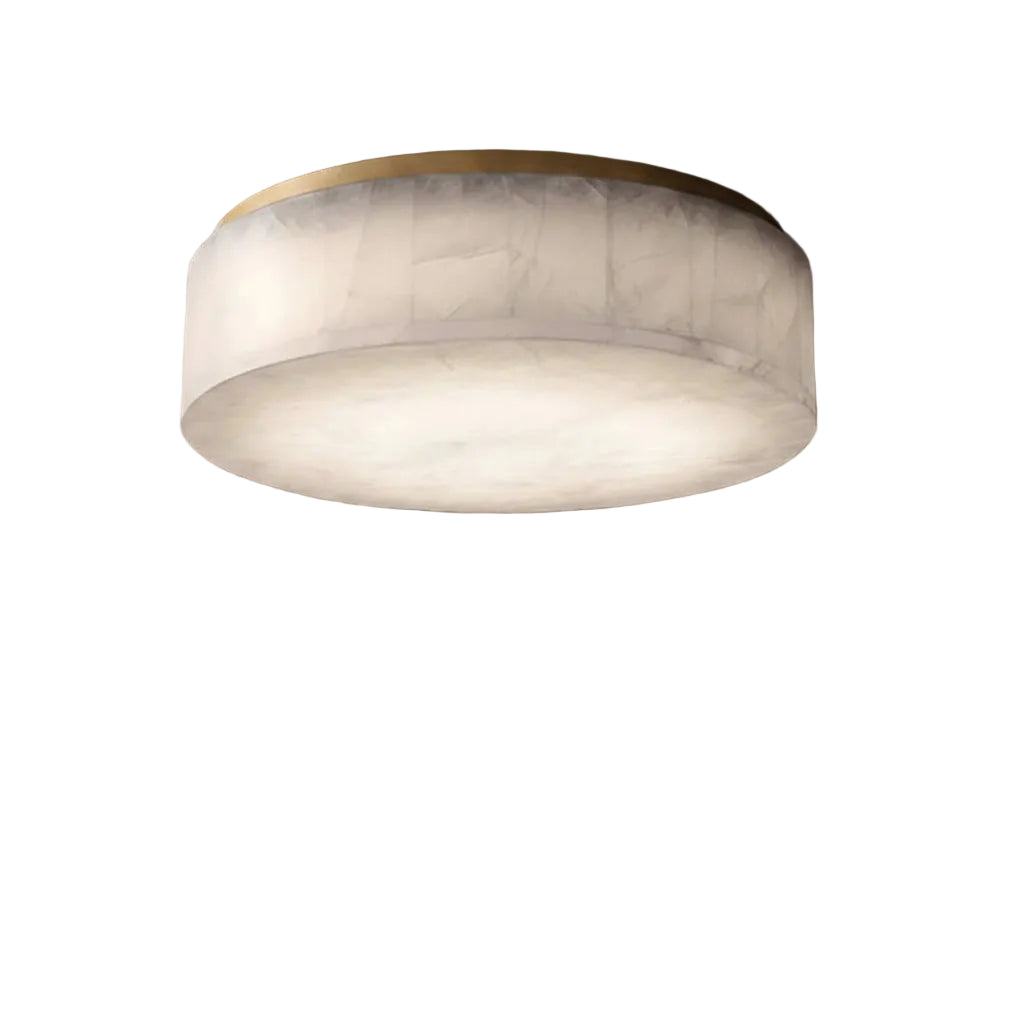 Bava Alabaster Drum Ceiling Light | Celestre
