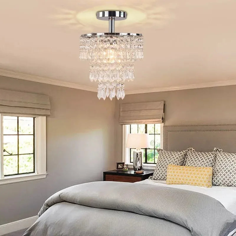 Velin Crystal Beaded Ceiling Light | Celestre