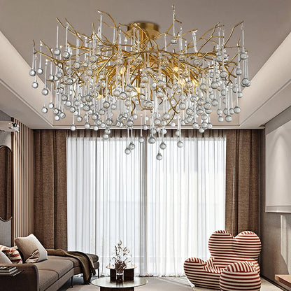 Leno Crystal Branch Chandelier Dia 100 cm | Celestre
