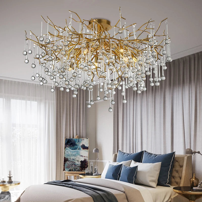 Leno Crystal Branch Chandelier Dia 80 cm | Celestre