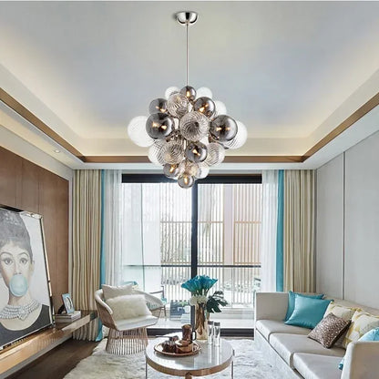 Evala Glass Bubble Chandelier | Celestre