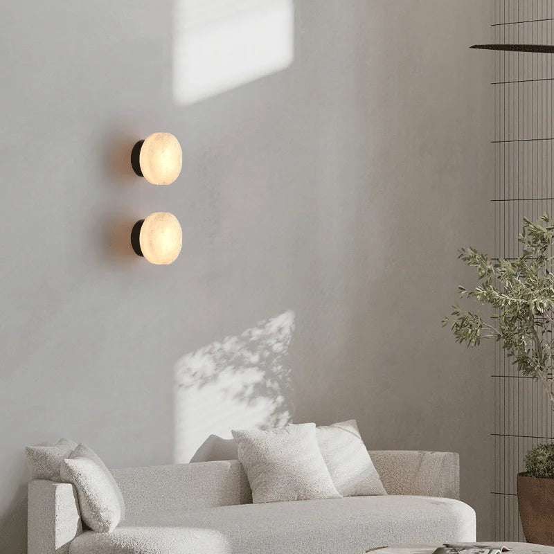 Lione Marble Round Wall Light | Celestre