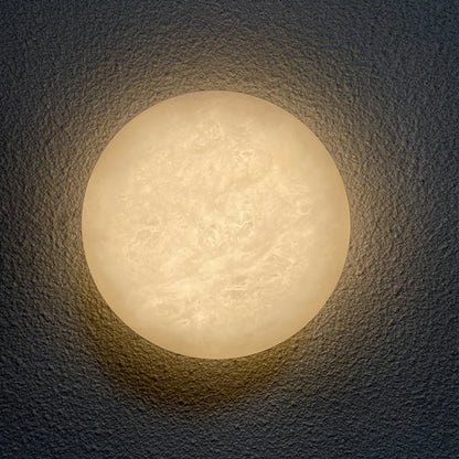 Brali Alabaster Moon Wall Light | Celestre