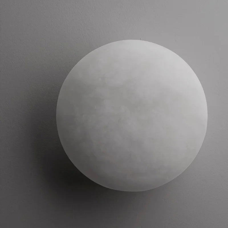 Brali Alabaster Moon Wall Light | Celestre