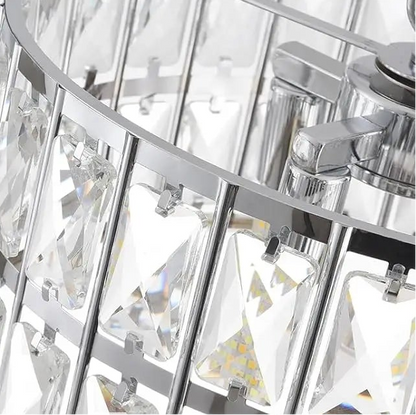 Dore Crystal Round Ceiling Light | Celestre