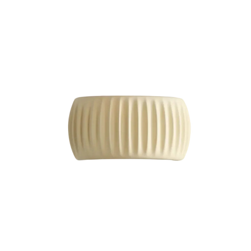 Qori Ribbed Half Pumpkin Wall Light | Celestre