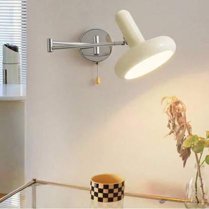 Ravi Swing Arm Pull Switch Wall Light | Celestre