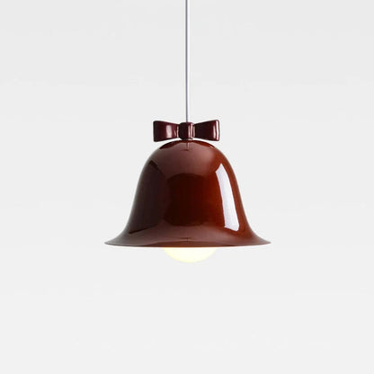 Veli Bow Tie Bell Pendant Light Red | Celestre