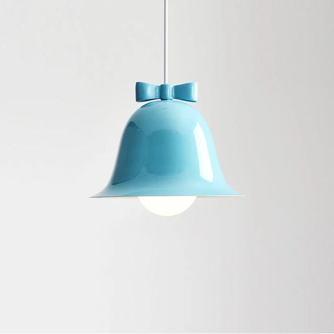 Veli Bow Tie Bell Pendant Light Blue | Celestre