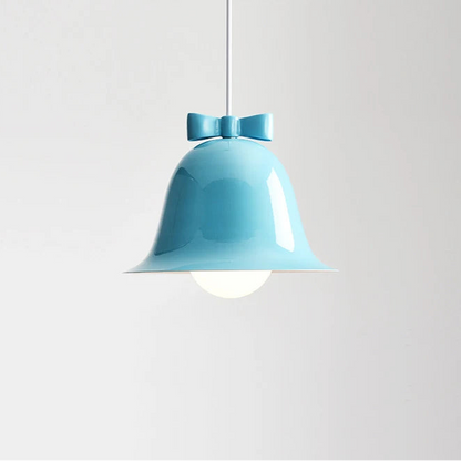 Veli Bow Tie Bell Pendant Light Blue | Celestre