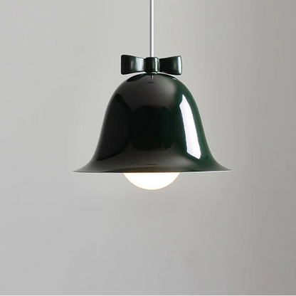 Veli Bow Tie Bell Pendant Light Green | Celestre