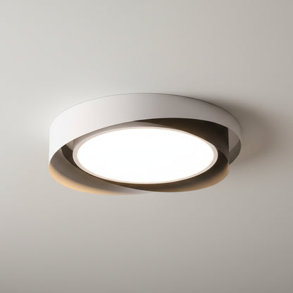 Mesi Round Infinity Wrap Ceiling Light Black D 40 cm | Celestre