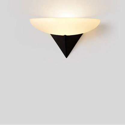Tora Hemispherical Triangle Wall Light | Celestre