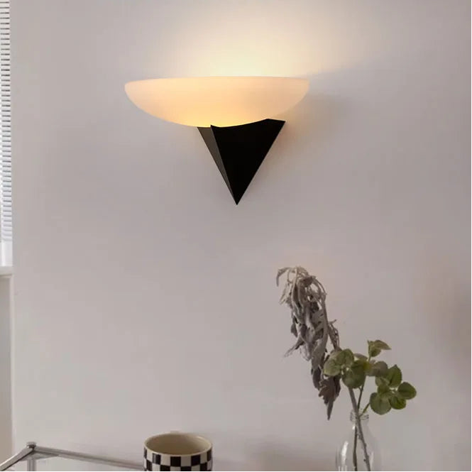 Tora Hemispherical Triangle Wall Light | Celestre
