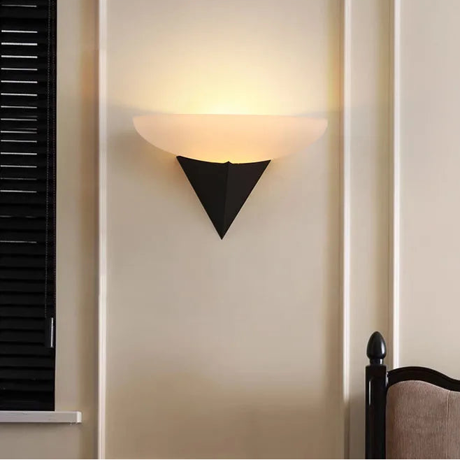 Tora Hemispherical Triangle Wall Light | Celestre