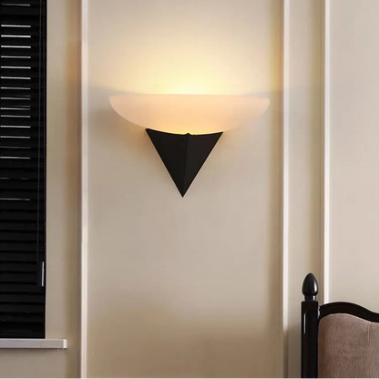 Tora Hemispherical Triangle Wall Light | Celestre