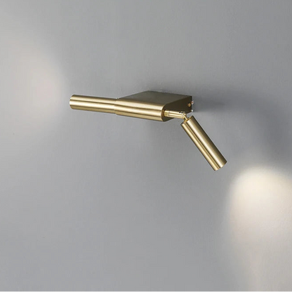 Veti Swing Arm Long Wall Light Gold | Celestre