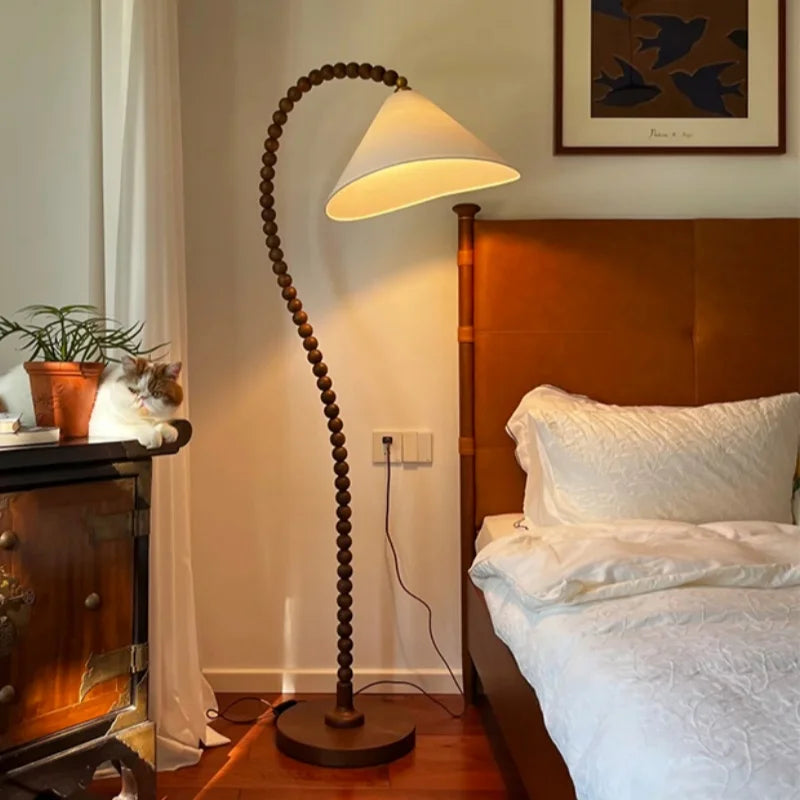 Sero Beaded Arc Floor Lamp | Celestre