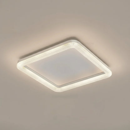 Nili Geometric LED Ceiling Light White Square | Celestre
