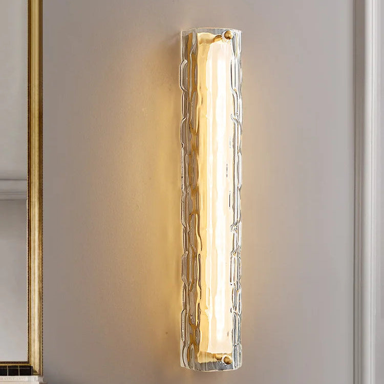 Tenu Long Textured Ice Wall Light H 60 cm | Celestre