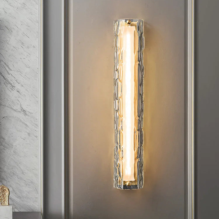 Tenu Long Textured Ice Wall Light H 45 cm | Celestre