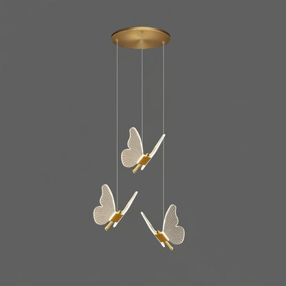 Havi Butterfly LED Pendant Light 3 Heads | Celestre