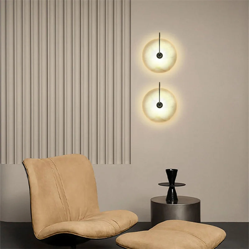 Tyrel Alabaster Wall Sconce | Celestre