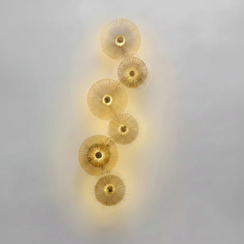 Mili Lotus Leaf Wall Light 6 Heads | Celestre