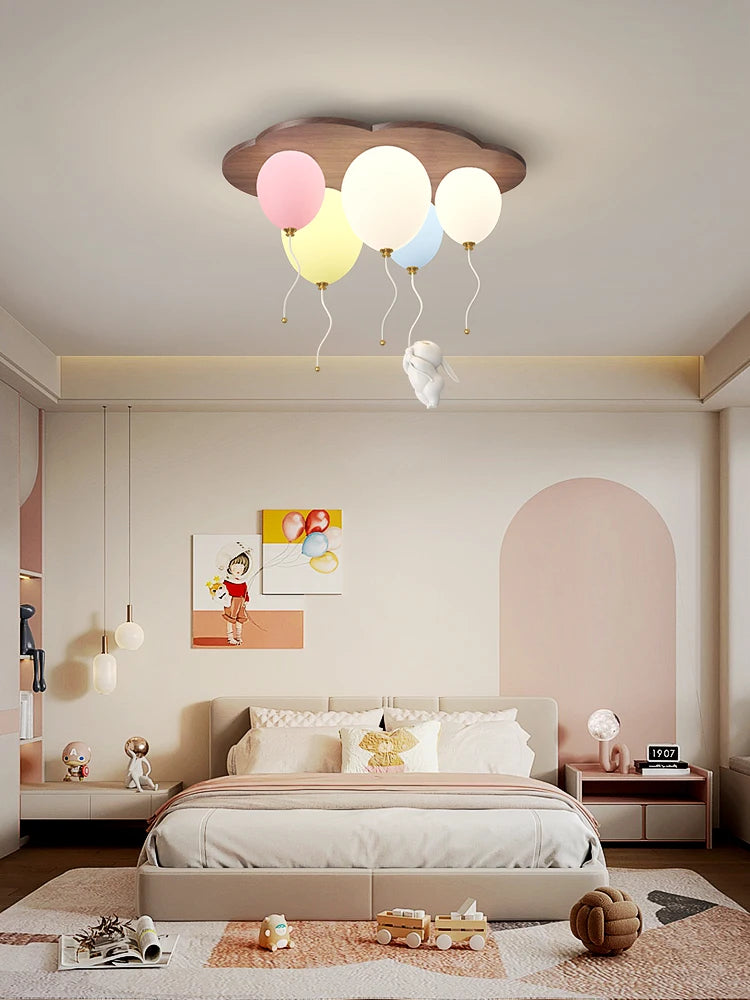 Orin Balloon LED Ceiling Light 5 Balloons Rabbit | Celestre