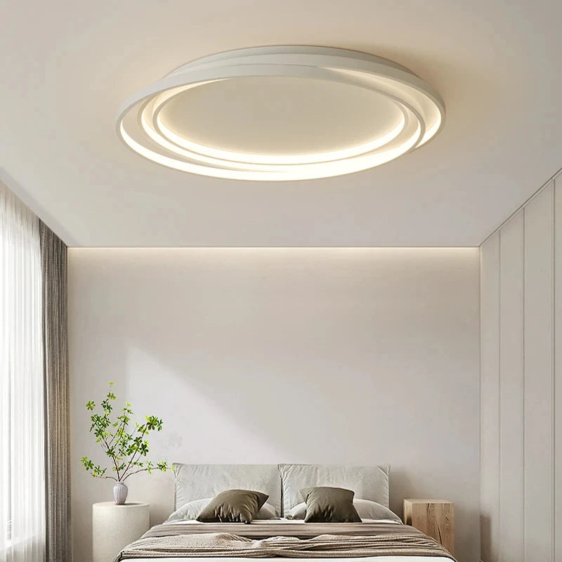 Rexo Nordic Round Ring Ceiling Light White D 64 cm | Celestre