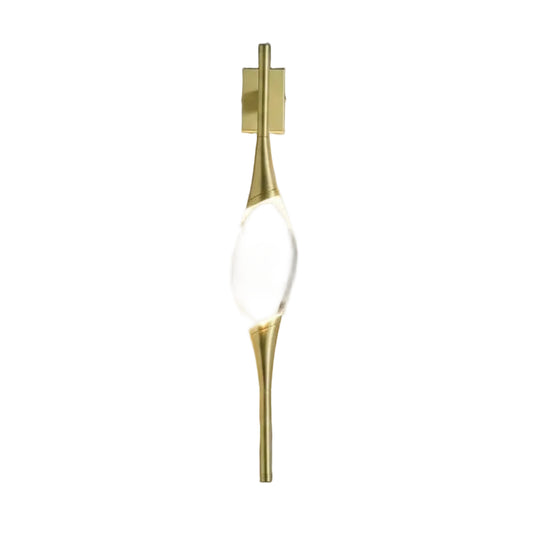 Meza Linear Spindle Crystal Wall Light | Celestre