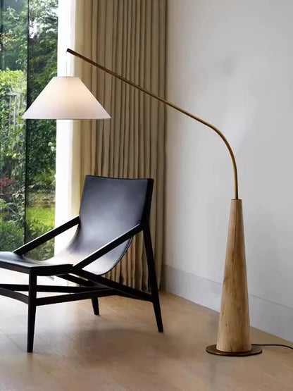 Pery Arc Floor Lamp Log | Celestre