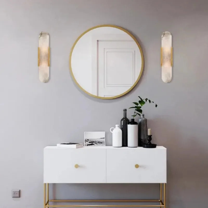 Jorel Nordic Stone Wall Sconce | Celestre