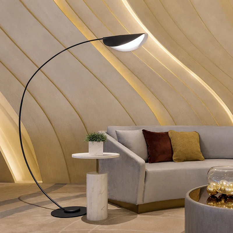 Rane Nordic Lotus Arc Floor Lamp | Celestre
