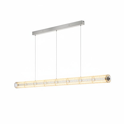 Lyra Linear Flute Glass Chandelier | Celestre
