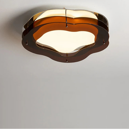 Sevo Wavy Round Ceiling Light Flower | Celestre