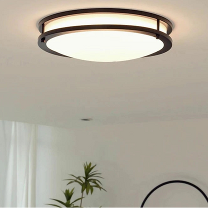 Lizi Round Cage Ceiling Light Black D 40 cm | Celestre