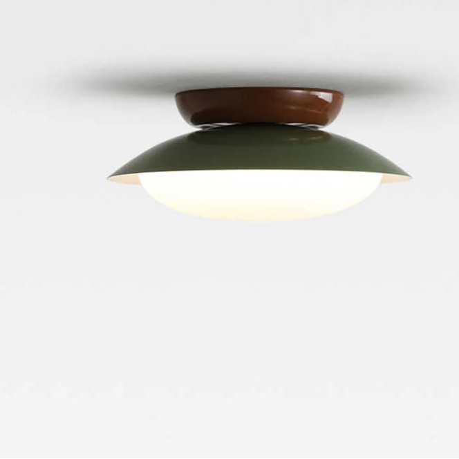 Bris UFO Round Ceiling Light Green D 45 cm | Celestre