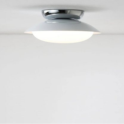 Bris UFO Round Ceiling Light Chrome D 45 cm | Celestre