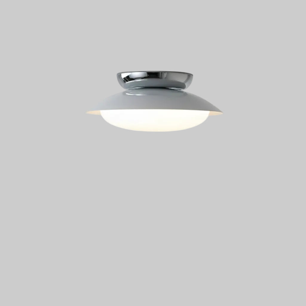 Bris UFO Round Ceiling Light Chrome D 25 cm | Celestre