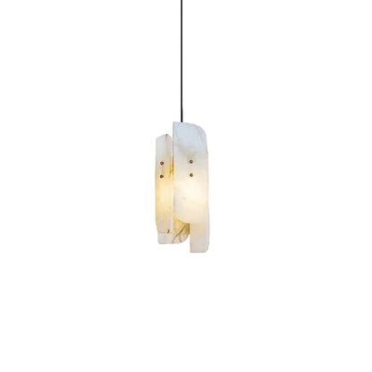 Neza Slab Alabaster Pendant Light | Celestre