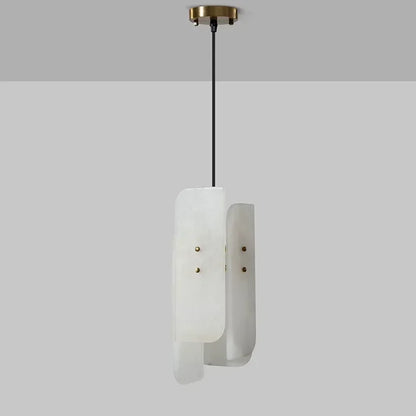 Neza Slab Alabaster Pendant Light | Celestre