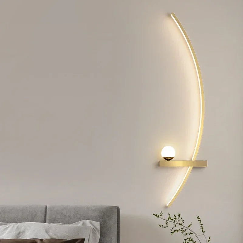 Lera Nordic Striped Wall Light | Celestre