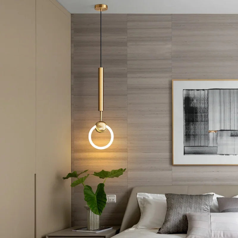 Faura Ring LED Pendant Light Gold | Celestre