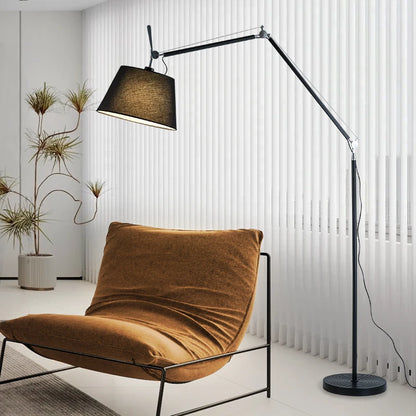 Luri Drum Swing Arm Floor Lamp | Celestre
